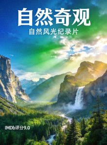 纪录片《自然奇观》海报 - 自然风光纪录片，IMDb评分9.0